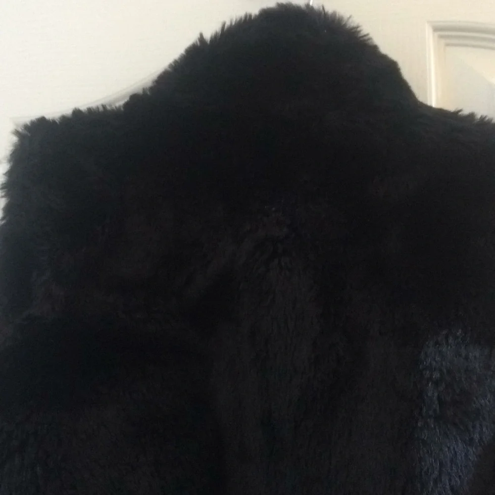 FINAL MARKDOWN Girls Daisy Fuentes Faux Fur Vest Large